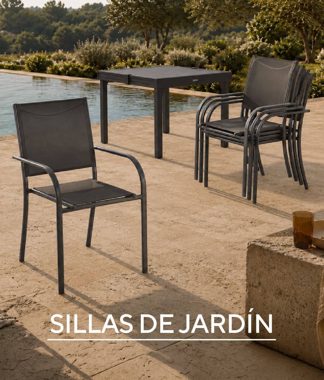 Sillas de jard&iacute;n para terraza